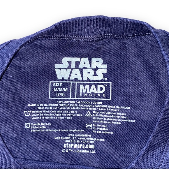 Disney Star Wars The Mandalorian The Child Grogu Graphic Tshirt Size Junior M - Picture 4 of 5